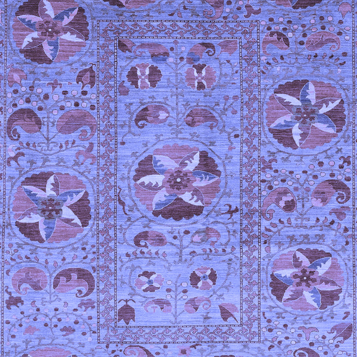 Machine Washable Abstract Blue Modern Rug, wshabs3909blu