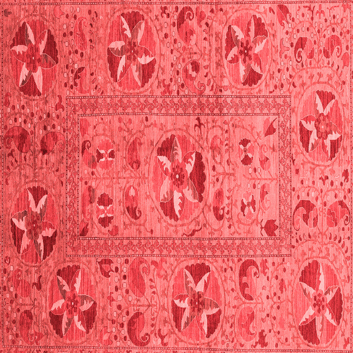 Abstract Red Modern Rug, abs3909red