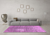 Machine Washable Abstract Purple Modern Rug, wshabs390pur