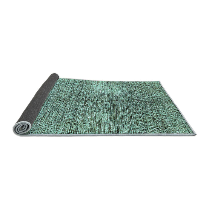 Sideview of Abstract Light Blue Modern Rug, abs390lblu