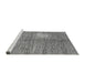 Sideview of Machine Washable Abstract Gray Modern Rug, wshabs390gry