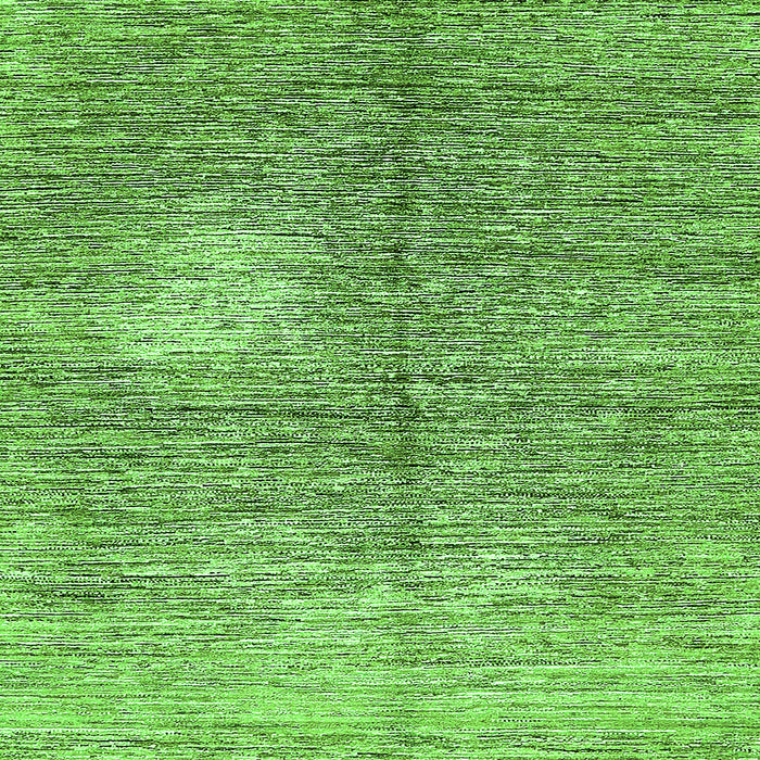 Square Abstract Green Modern Rug, abs390grn