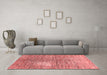 Modern Red Washable Rugs