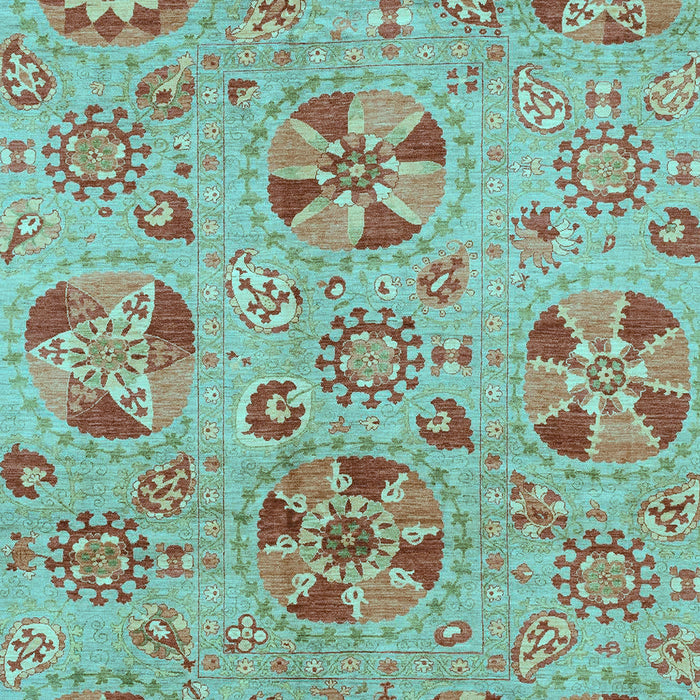 Machine Washable Abstract Light Blue Modern Rug, wshabs3910lblu