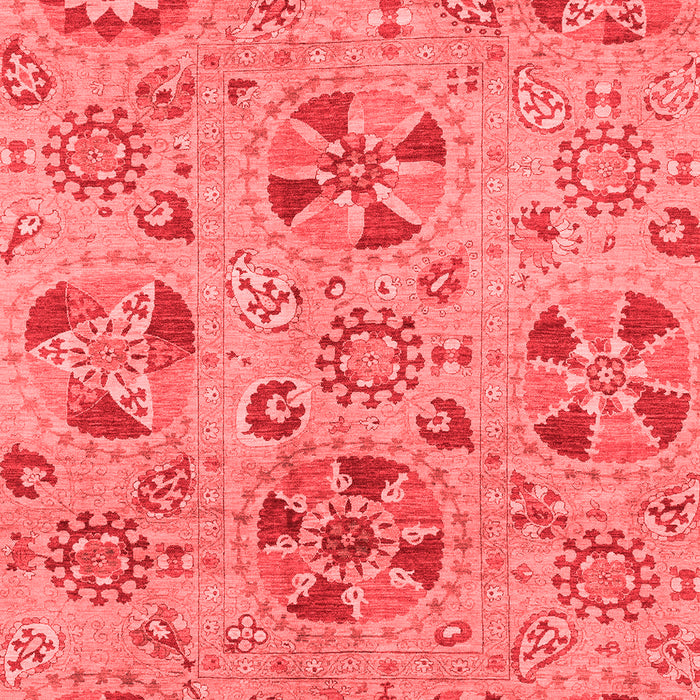 Machine Washable Abstract Red Modern Rug, wshabs3910red