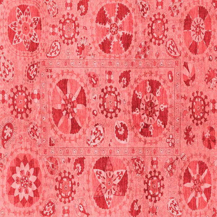 Machine Washable Abstract Red Modern Rug, wshabs3910red