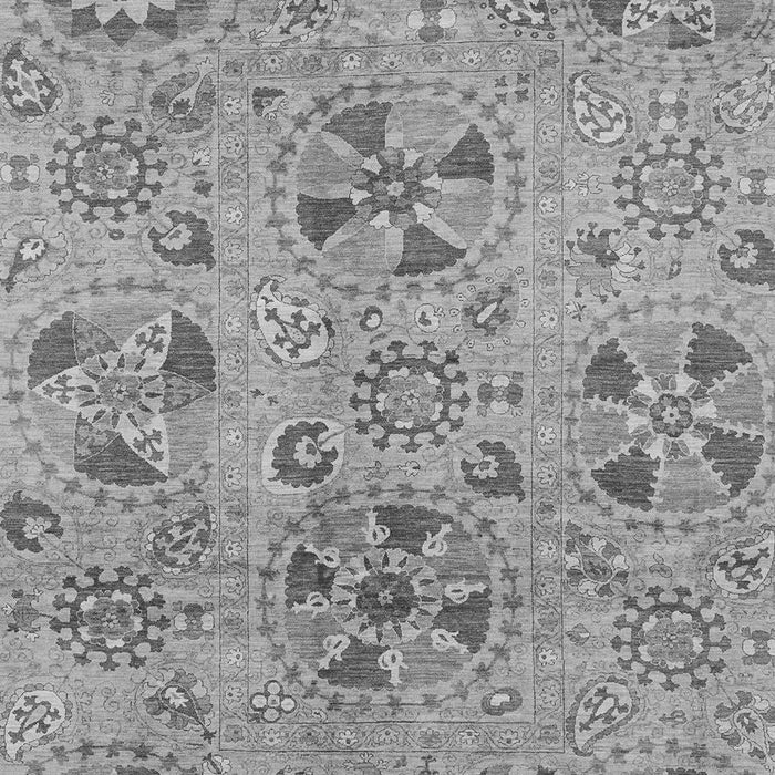 Machine Washable Abstract Gray Modern Rug, wshabs3910gry