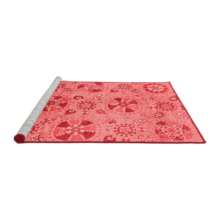 Modern Red Washable Rugs