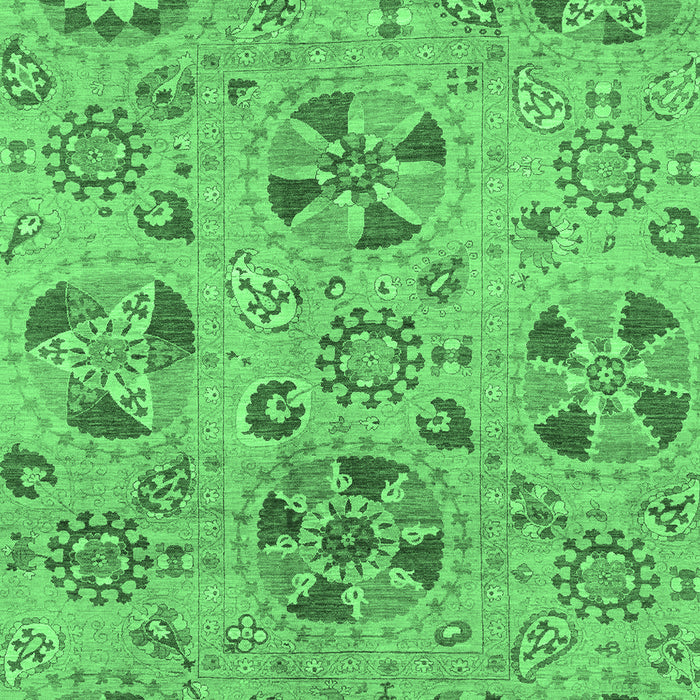 Machine Washable Abstract Emerald Green Modern Area Rugs, wshabs3910emgrn