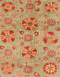 Machine Washable Abstract Orange Red Rug, wshabs3910