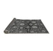 Sideview of Abstract Gray Modern Rug, abs3911gry