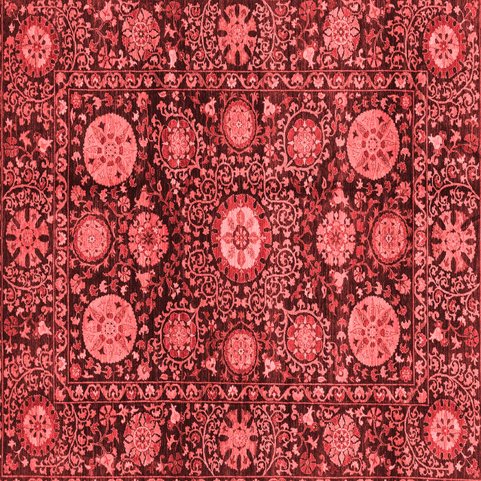 Abstract Red Modern Rug, abs3911red