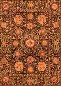 Abstract Orange Modern Rug, abs3911org