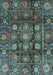 Oriental Light Blue Traditional Rug, abs3912lblu