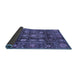 Sideview of Oriental Blue Traditional Rug, abs3912blu