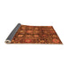 Sideview of Oriental Orange Traditional Rug, abs3912org