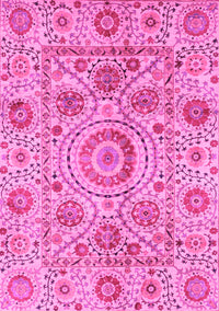 Abstract Pink Modern Rug, abs3913pnk