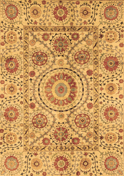 Abstract Brown Modern Rug, abs3913brn