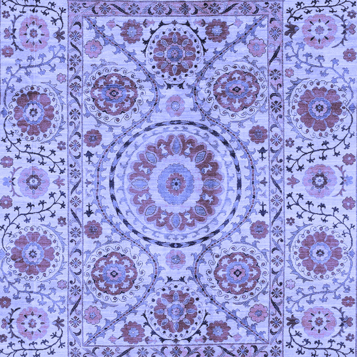 Machine Washable Abstract Blue Modern Rug, wshabs3913blu