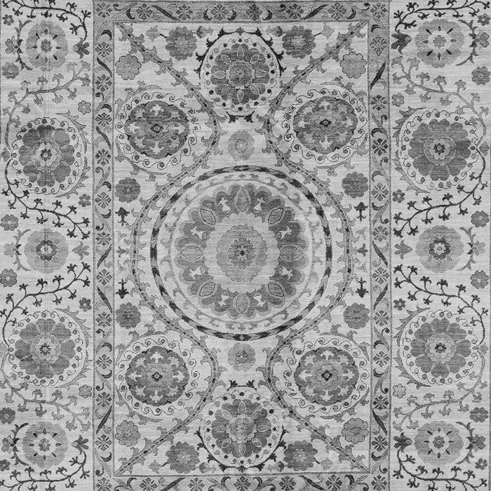 Machine Washable Abstract Gray Modern Rug, wshabs3913gry