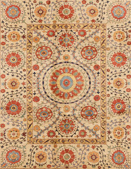 Abstract Chocolate Brown Modern Rug, abs3913