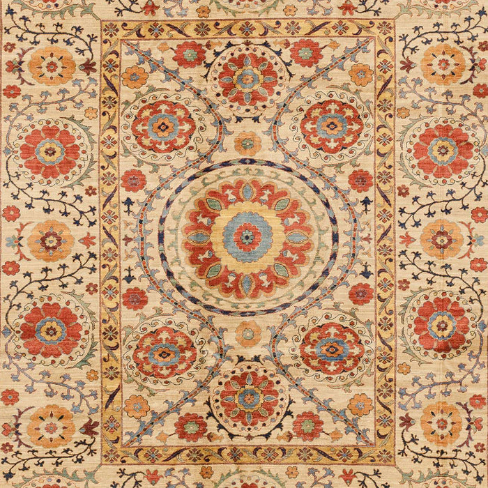 Abstract Chocolate Brown Modern Rug, abs3913