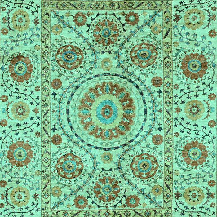 Abstract Turquoise Modern Rug, abs3913turq