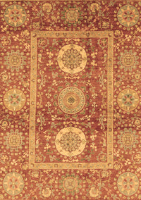 Abstract Brown Modern Rug, abs3914brn