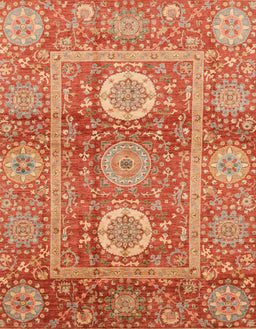 Abstract Brown Sand Brown Modern Rug, abs3914