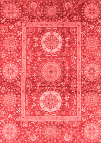 Abstract Red Modern Rug, abs3914red