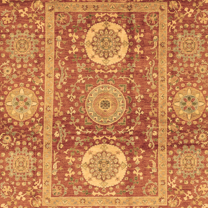 Machine Washable Abstract Brown Modern Rug, wshabs3914brn