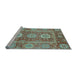 Sideview of Machine Washable Abstract Light Blue Modern Rug, wshabs3914lblu