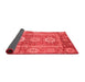 Abstract Red Modern Area Rugs