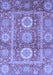 Abstract Blue Modern Rug, abs3914blu