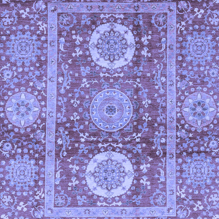 Abstract Blue Modern Rug, abs3914blu