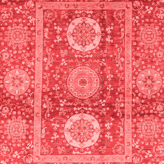 Machine Washable Abstract Red Modern Rug, wshabs3914red