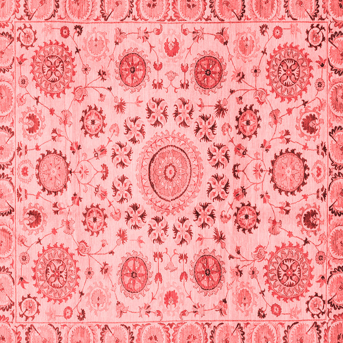 Machine Washable Abstract Red Modern Rug, wshabs3915red