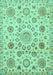 Abstract Turquoise Modern Rug, abs3915turq