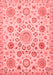 Abstract Red Modern Area Rugs