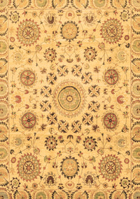 Abstract Brown Modern Rug, abs3915brn