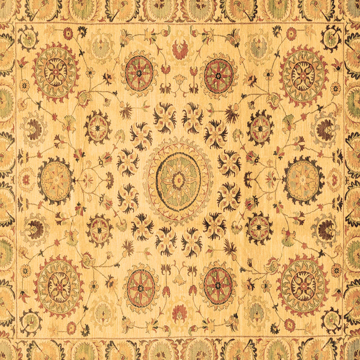 Square Machine Washable Abstract Brown Modern Rug, wshabs3915brn
