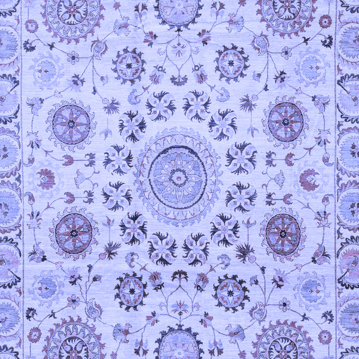 Abstract Blue Modern Rug, abs3915blu