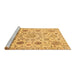 Sideview of Machine Washable Abstract Brown Modern Rug, wshabs3915brn