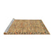 Sideview of Machine Washable Abstract Light Brown Rug, wshabs3916