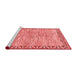 Modern Red Washable Rugs