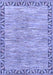 Abstract Blue Modern Rug, abs3916blu