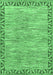 Abstract Emerald Green Modern Rug, abs3916emgrn