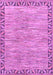 Machine Washable Abstract Purple Modern Area Rugs, wshabs3916pur