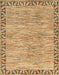 Machine Washable Abstract Light Brown Rug, wshabs3916