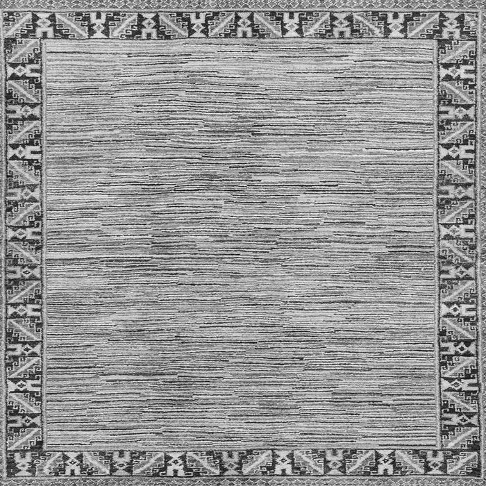 Square Machine Washable Abstract Gray Modern Rug, wshabs3916gry